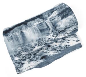 Deka SABLIO - Černobílý vodopád 150x120 cm