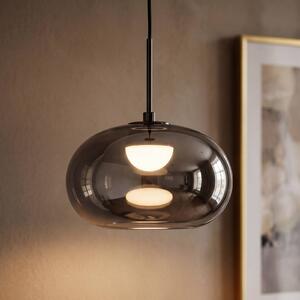 OSRAM Závěsné světlo Decor Satellite, šedá, Ø 20 cm, 1 žárovka,, stmívatelný, Hliník / šedá / zinek, Obývací pokoj / jídelna, Sklo, Moderní