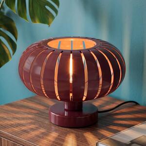 OSRAM Stolní lampa Decor Flora, tmavě červená, Ø 28 cm, E27, Červená, Obývací pokoj / jídelna, kov, Young lifestyle