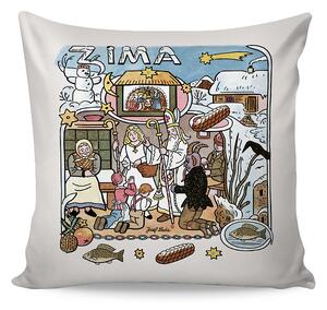Povlak Lada Zeměklíč - Zima Bavlna deluxe digitál 40/40
