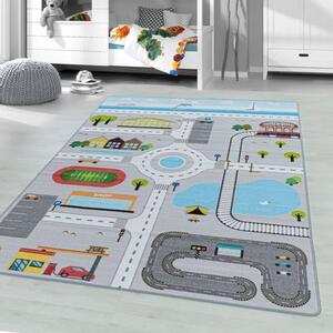 Dětský koberec Play 2902 grey (Varianta: 140 x 200 cm)