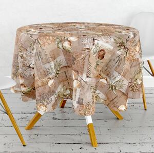 Ubrus PVC kulatý Mo-6331 - Vintage Provence (různé velikosti)