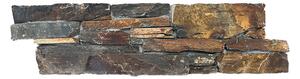 Kamenný obklad, kvarcit světle šedý, 15x60 cm