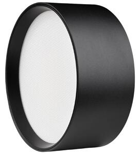 Stropní LED svítidlo MIKRA, Ø 120 mm, IP54 Barva: Černá, Stmívání, řízení: ON/OFF (bez stmívání)