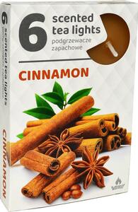 Čajové 6ks Cinnamon vonné svíčky