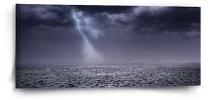 Sablio Obraz Bouře nad mořem - 110x50 cm