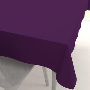 Biante Dekorační obdélníkový ubrus Rongo RG-064 Tmavě fialový 50x100 cm