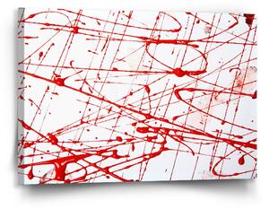 Sablio Obraz Krvavé cákance - 90x60 cm