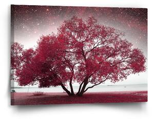 Sablio Obraz Červený strom - 60x40 cm