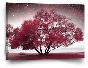 Sablio Obraz Červený strom - 120x80 cm