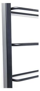 Černý kovový nástěnný stojan na víno Kare Design Bistro, výška 120 cm