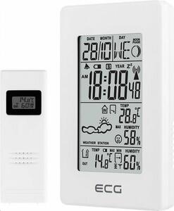 ECG MS 100 White meteostanice, bílá