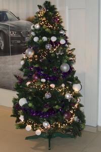 Vánoční dekorační ozdoba, 30 cm, stříbrná, 1 ks
