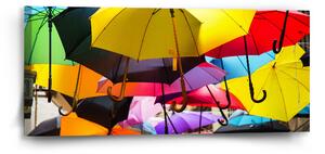 Sablio Obraz Deštníky - 110x50 cm
