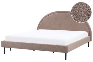Postel Buklé MARGUT 180 x 200 cm Taupe