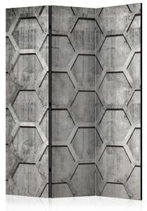 Artgeist Paraván - Platinum cubes [Room Dividers] Size: 135x172
