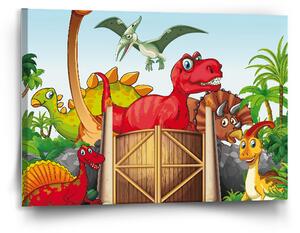 Sablio Obraz Dinosauři 4 - 120x80 cm