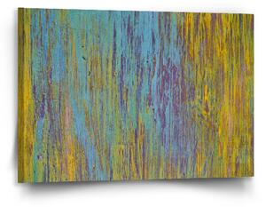 Sablio Obraz Dřevěná abstrakce - 90x60 cm