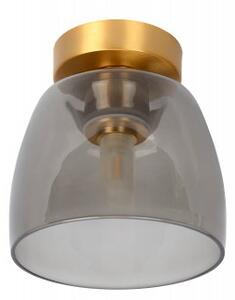 LUCIDE TYLER Wall Light 1xG9/33W Gold/Smoke Glass nástěnné svítidlo