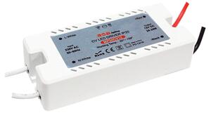 ACA Lighting LED napájecí zdroj 230V AC ->12V DC/24W/2A/IP20, plast
