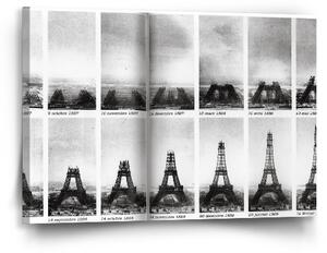 Sablio Obraz Eiffelova věž stavba - 60x40 cm