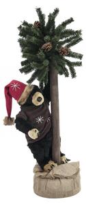 Vánoční medvěd se stromkem, 105 cm