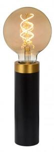 LUCIDE SELIN Table lamp E27/40W Black/matt yellow copper stolní lampa