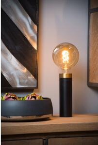 LUCIDE SELIN Table lamp E27/40W Black/matt yellow copper stolní lampa