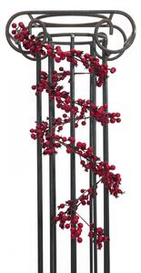 Umělá květina - Girlanda z červených bobulí, 180 cm