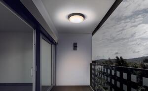 SOLIGHT LED venkovní osvětlení s nastavitelnou CCT, 12W, 900lm, 22cm, 2v1 - bílý a černý kryt