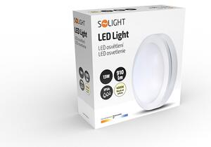 SOLIGHT LED venkovní osvětlení Siena 13W, 910lm, 4000K, IP54, 17cm, kruhové bílé