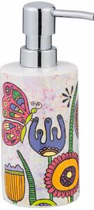 Wenko Keramický dávkovač mýdla Flowers, 360 ml