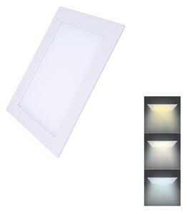 SOLIGHT LED mini panel CCT, podhledový, 6W, 450lm, 3000K, 4000K, 6000K, čtvercový