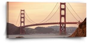 Sablio Obraz Golden Gate 2 - 110x50 cm