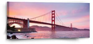 Sablio Obraz Golden Gate - 110x50 cm