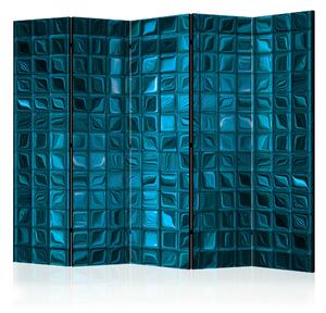 Artgeist Paraván - Azure Mosaic II [Room Dividers] Size: 225x172