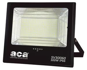 ACA Lighting LED solární reflektor SVIDE 300W/6000K/IP66/Li-Fe 3,2V/45Ah, černá barva