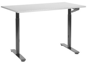 Manuálně výškově nastavitelný pracovní stůl DESTINAS Šedá/Černá 120 cm 72 cm
