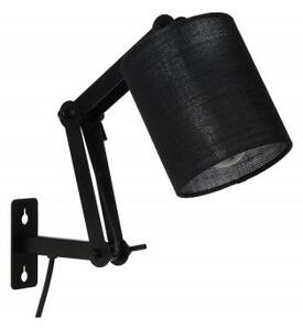 LUCIDE TAMPA Wall Light E27/40W Black nástěnné svítidlo
