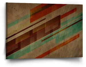 Sablio Obraz Hnědá abstrakce - 90x60 cm