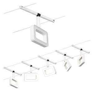 P 94483 LED lankový systém Frame základní sada 5x4,8W 3000K 230/12V bílá mat/chrom - PAULMANN