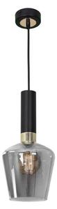 Lustr na lanku ROMA BLACK 1xE27/60W/230V