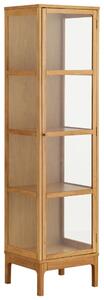 -25 % Dny MOMENTI– Nordic Living Dubová vitrína Zamma 180 x 47 cm