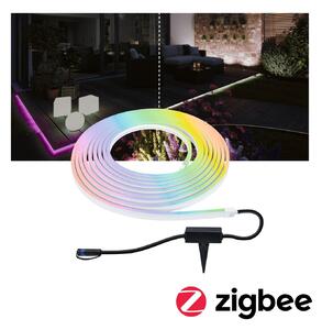 P 94562 Plug & Shine LED pásek Smart Home Zigbee Smooth IP67 RGBW 39W bílá - PAULMANN