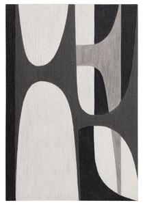 Kave Home Černobílý abstraktní obraz Onure 90 x 60 cm