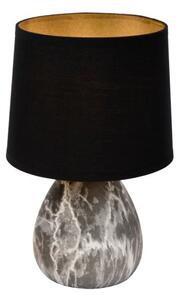 LUCIDE MARMO Table lamp E14/40W Black stolní lampa
