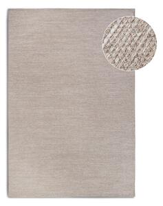 Béžový ručně tkaný koberec s příměsí vlny 160x230 cm Pradesh Linen White – Elle Decoration