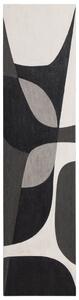 Kave Home Černobílý abstraktní obraz Onure 180 x 45 cm
