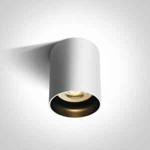 One Light Muzaki stropní světlo 1x10 W bílá-černá 12105N/W