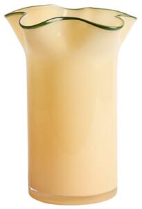 Kave Home Žlutá skleněná váza Endasi 31 cm